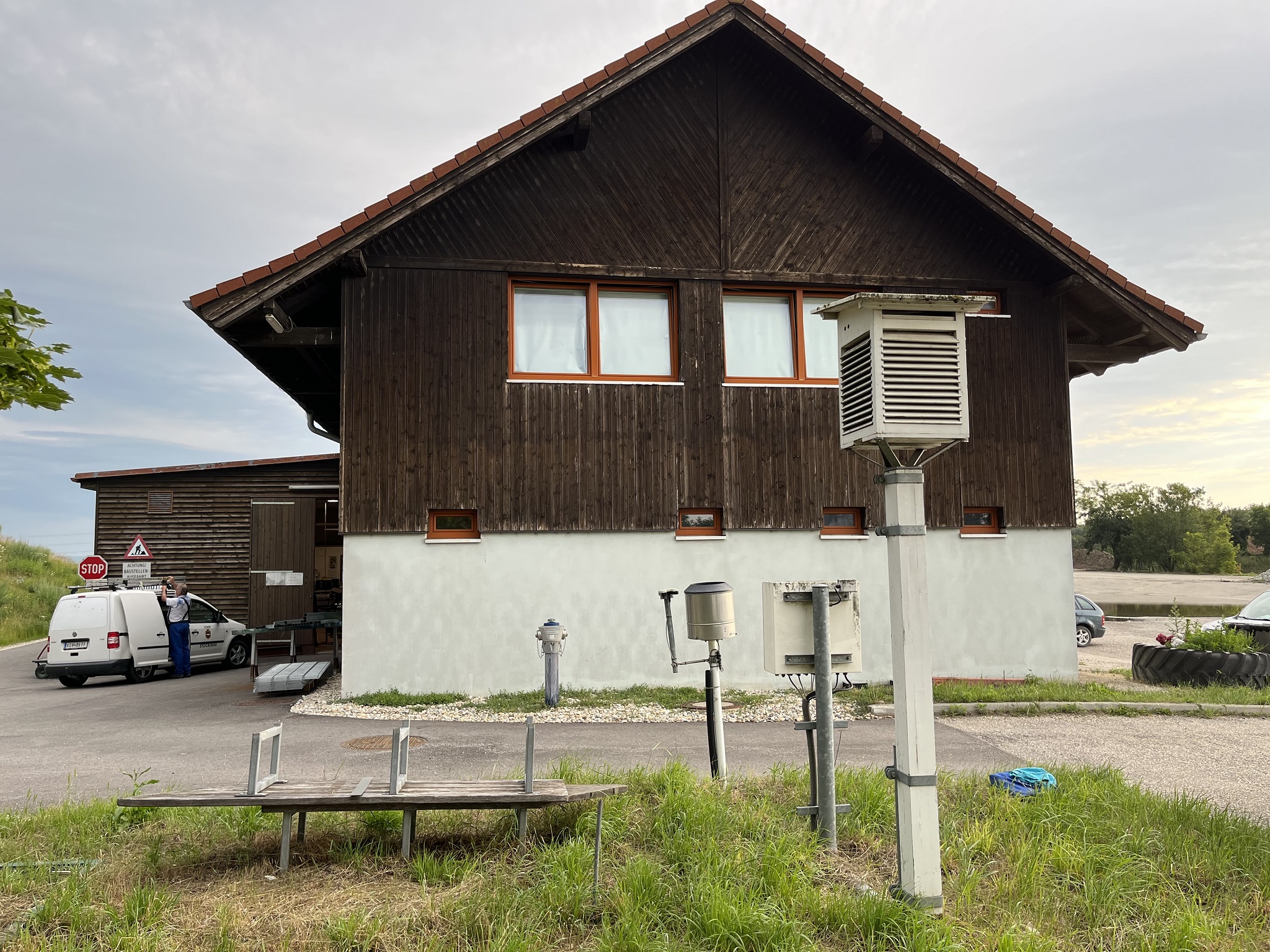 Waage Stocki schief