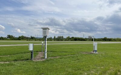 Neue Flugplatz TAWES in Stockerau